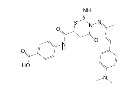 benzoic acid, 4-[[[3-[[(Z,2E)-3-[4-(dimethylamino)phenyl]-1-methyl-2-propenylidene]amino]tetrahydro-2-imino-4-oxo-2H-1,3-thiazin-6-