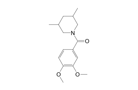 1-(3,4-Dimethoxybenzoyl)-3,5-dimethylpiperidine