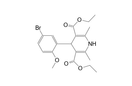 diethyl 4-(5-bromo-2-methoxyphenyl)-2,6-dimethyl-1,4-dihydro-3,5-pyridinedicarboxylate