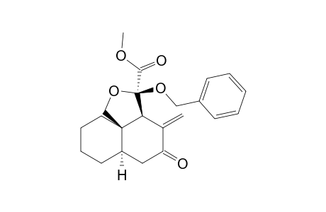 METHYL-(3S*,3AS*6AR*,10AR*)-3-BENZYLOXY-4-METHYLIDENE5-OXOPERHYDRONAPHTHO-[1,8A-C]-FURAN-3-CARBOXYALATE
