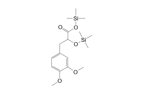 3,4-Dimethoxyphenyllactic acid, di-tms