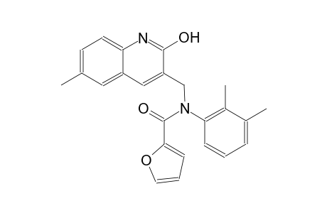 N-(2,3-dimethylphenyl)-N-[(2-hydroxy-6-methyl-3-quinolinyl)methyl]-2-furamide