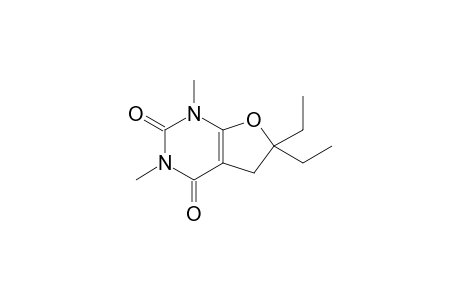 6,6-Diethyl-1,3-dimethyl-5H-furo[2,3-d]pyrimidine-2,4-dione