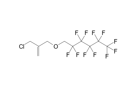 3-[(Undecafluoropentyl)methoxy]-2-(chloromethyl)prop-1-ene