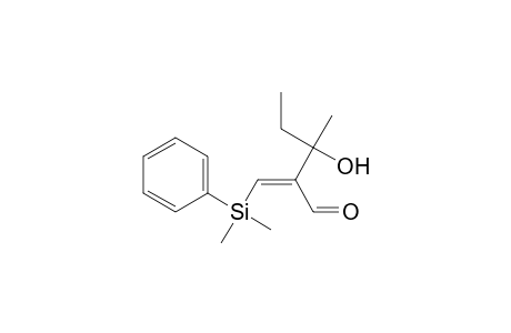 (Z)-2-[(Dimethylphenylsilyl)methylene]-3-hydroxy-3-methylpentanal