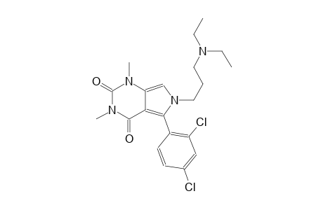 1H-pyrrolo[3,4-d]pyrimidine-2,4(3H,6H)-dione, 5-(2,4-dichlorophenyl)-6-[3-(diethylamino)propyl]-1,3-dimethyl-