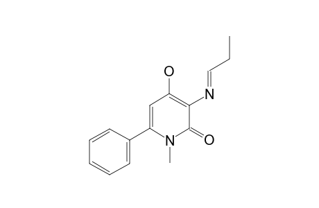 4-Hydroxy-1-methyl-6-phenyl-3-propionimidyl-2(1H)-pyridone