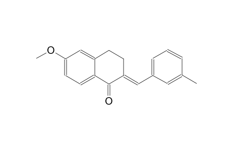 (2E)-6-methoxy-2-(3-methylbenzylidene)-3,4-dihydro-1(2H)-naphthalenone