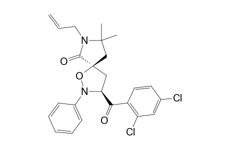 2-PHENYL-3-(2,4-DICHLOROBENZOYL)-6-OXO-7-ALLYL-8,8-DIMETHYL-1-OXA-2,7-DIAZASPIRO-[4.4]-NONANE