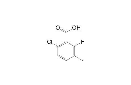 6-Chloro-2-fluoro-3-methylbenzoic acid