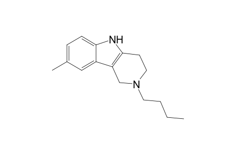 2-Butyl-8-methyl-2,3,4,5-tetrahydro-1H-pyrido[4,3-b]indole