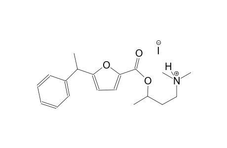 1-butanaminium, N,N-dimethyl-3-[[[5-(1-phenylethyl)-2-furanyl]carbonyl]oxy]-, iodide