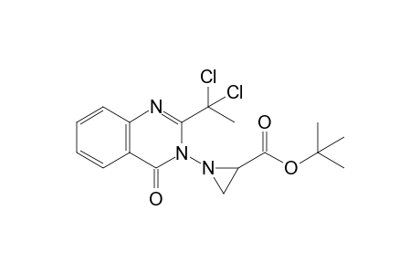 1-[2-(1,1-dichloroethyl)-4-keto-quinazolin-3-yl]ethylenimine-2-carboxylic acid tert-butyl ester