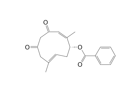 4,8-Cyclodecadiene-1,3-dione, 6-(benzoyloxy)-5,9-dimethyl-, [R-(Z,E)]-