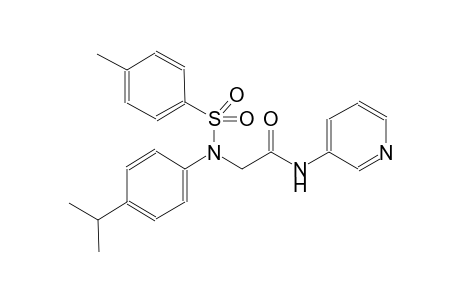 acetamide, 2-[[4-(1-methylethyl)phenyl][(4-methylphenyl)sulfonyl]amino]-N-(3-pyridinyl)-