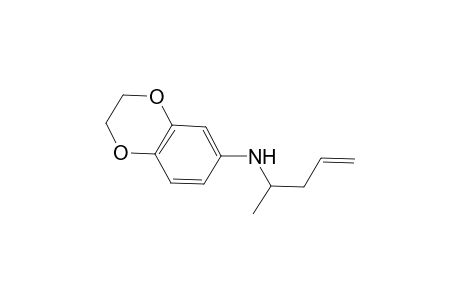 N-(1-Methyl-3-butenyl)-1,4-benzodioxin-6-amine