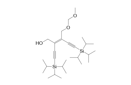 3-[(Methoxymethoxy)methyl]-5-(triisopropylsilyl)-2-](triisopropylsilyl)ethynyl]pent-2-en-4-yn-1-ol