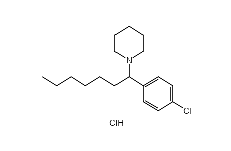 1-(p-CHLORO-alpha-HEXYLBENZYL)PIPERIDINE, HYDROCHLORIDE