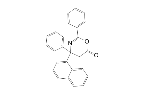 4-(1-Naphthyl)-2,4-diphenyl-4,5-dihydro-6H-1,3-oxazin-6-one