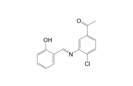 4'-chloro-3'-(salicylideneamino)acetophenone