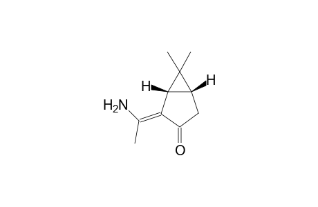(1S,5R)-2-[1-Amino-eth-(E)-ylidene]-6,6-dimethyl-bicyclo[3.1.0]hexan-3-one