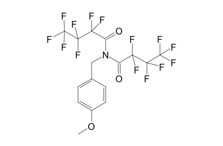 4-Methoxybenzylamine, N,N-bis(heptafluorobutyryl)-