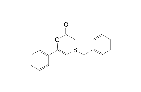 (Z)-2-(Benzylthio)-1-phenylvinyl acetate
