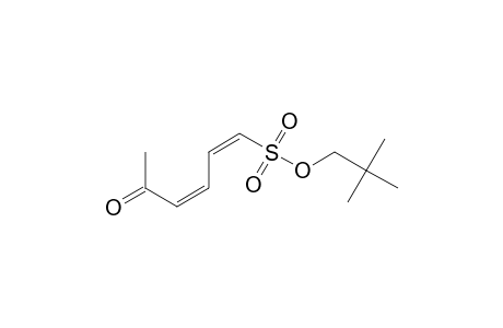 Neopentyl (1Z,3Z)-5-oxohexa-1,3-diene-1-sulfonate