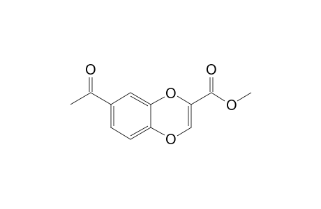 6-Acetyl-1,4-benzodioxin-3-carboxylic acid methyl ester