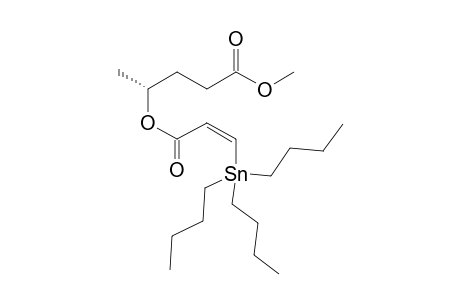(R)-4-((Z)-3-Tributylstannanyl-acryloyloxy)-pentanoic acid methyl ester
