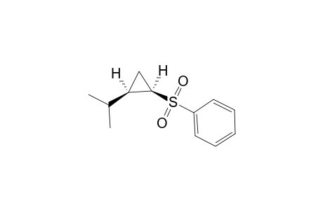 1-[(1R* ,2R*)-2'-(Isopropylcyclopropyl)sulfonyl]-benzene