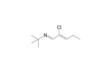 N-(2'-Chloro-2'-penten-1'-ylidene)-t-butylamine-