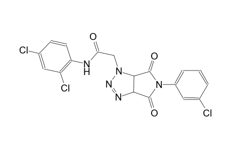 2-(5-(3-chlorophenyl)-4,6-dioxo-4,5,6,6a-tetrahydropyrrolo[3,4-d][1,2,3]triazol-1(3aH)-yl)-N-(2,4-dichlorophenyl)acetamide