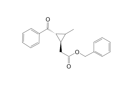 (1R,2R)-(+-)-Benzyl 2-(2-benzoyl-3-methylcyclopropyl)acetate