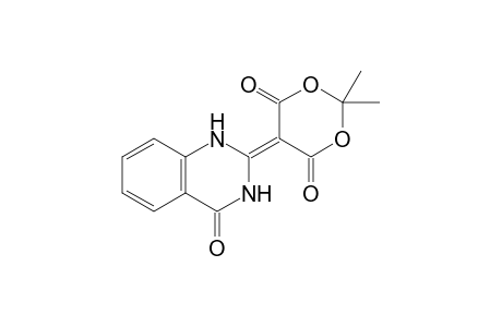 2,2-Dimethyl-5-(4-oxidanylidene-1H-quinazolin-2-ylidene)-1,3-dioxane-4,6-dione