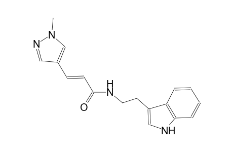 (2E)-N-[2-(1H-indol-3-yl)ethyl]-3-(1-methyl-1H-pyrazol-4-yl)-2-propenamide