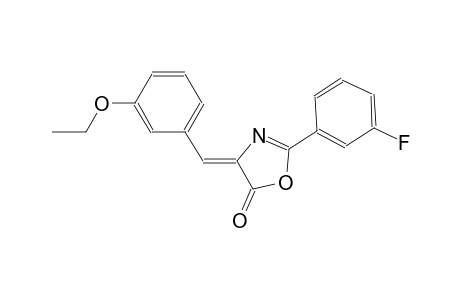 (4Z)-4-(3-ethoxybenzylidene)-2-(3-fluorophenyl)-1,3-oxazol-5(4H)-one