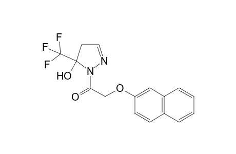 5-Trifluoromethyl-5-hydroxy-4,5-dihydro-1H-1-(2-naphthoxyacetyl)pyrazole