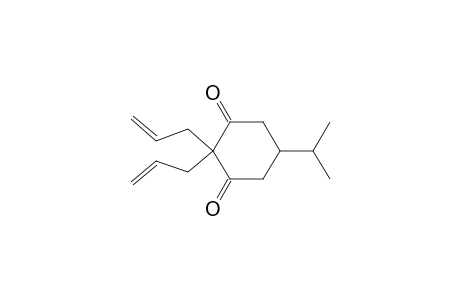1,3-Cyclohexanedione, 5-(1-methylethyl)-2,2-di-2-propenyl-