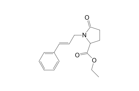 1-(3-Phenyl-2-propenyl)-5-carbethoxy-2-pyrrolidinone