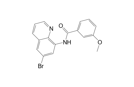 Benzamide, 3-methoxy-N-(6-bromoquinol-8-yl)-