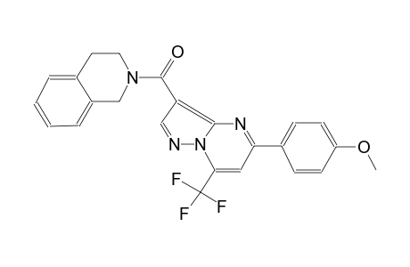 2-{[5-(4-methoxyphenyl)-7-(trifluoromethyl)pyrazolo[1,5-a]pyrimidin-3-yl]carbonyl}-1,2,3,4-tetrahydroisoquinoline