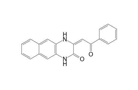 Benzo[g]quinoxalin-2(1H)-one, 3,4-dihydro-3-(2-oxo-2-phenylethylidene)-, (Z)-
