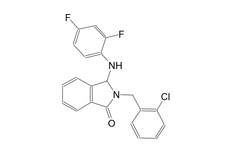 1H-isoindol-1-one, 2-[(2-chlorophenyl)methyl]-3-[(2,4-difluorophenyl)amino]-2,3-dihydro-