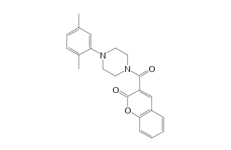 3-[4-(2,5-dimethylphenyl)piperazin-1-yl]carbonylchromen-2-one