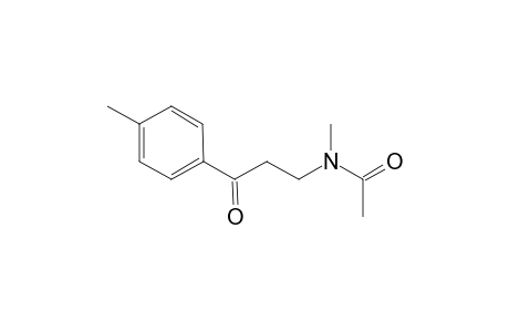 N-Methyl-N-(3-oxo-3-p-tolylpropyl)acetamide