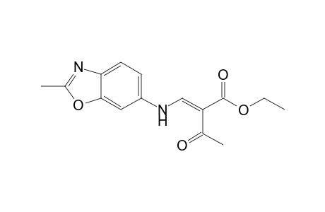 6-{[2'-Acetyl-2'-(ethoxycarbonyl)ethenyl]amino}-2-methylbenzoxazole