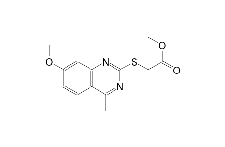 methyl [(7-methoxy-4-methyl-2-quinazolinyl)sulfanyl]acetate