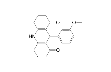 9-(3-methoxyphenyl)-2,3,4,5,6,7,9,10-octahydroacridine-1,8-dione