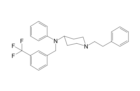 1-(2-Phenylethyl)-N-([3-(trifluoromethyl)phenyl])-N-phenylpiperidin-4-amine